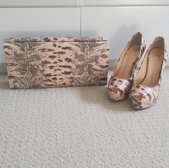 Giuseppe Zanotti Black/Nude Shoes Sz 7 - Picture 5 of 8